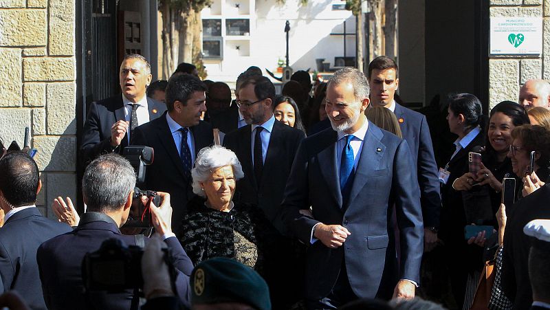 El rey preside el homenaje al republicano Rafael Altamira: "Es un acto de justicia histrica y reparacin"