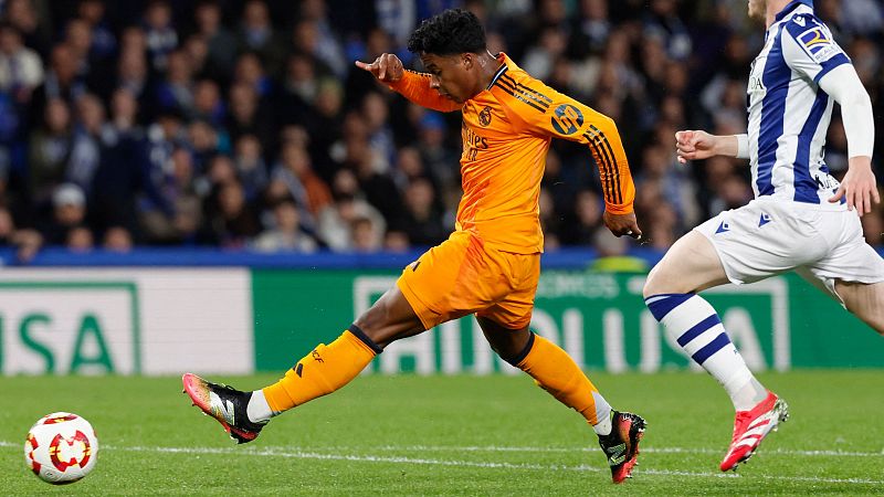 Endrick y Lunin deciden en las áreas y dan ventaja al Madrid ante la Real en las semifinales de Copa