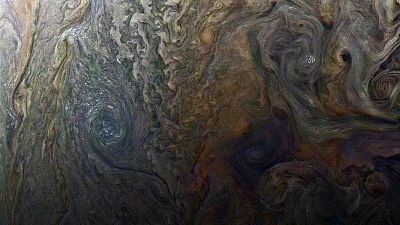 La misión Juno muestra ciclones gigantescos y un gran magnetismo en Júpiter